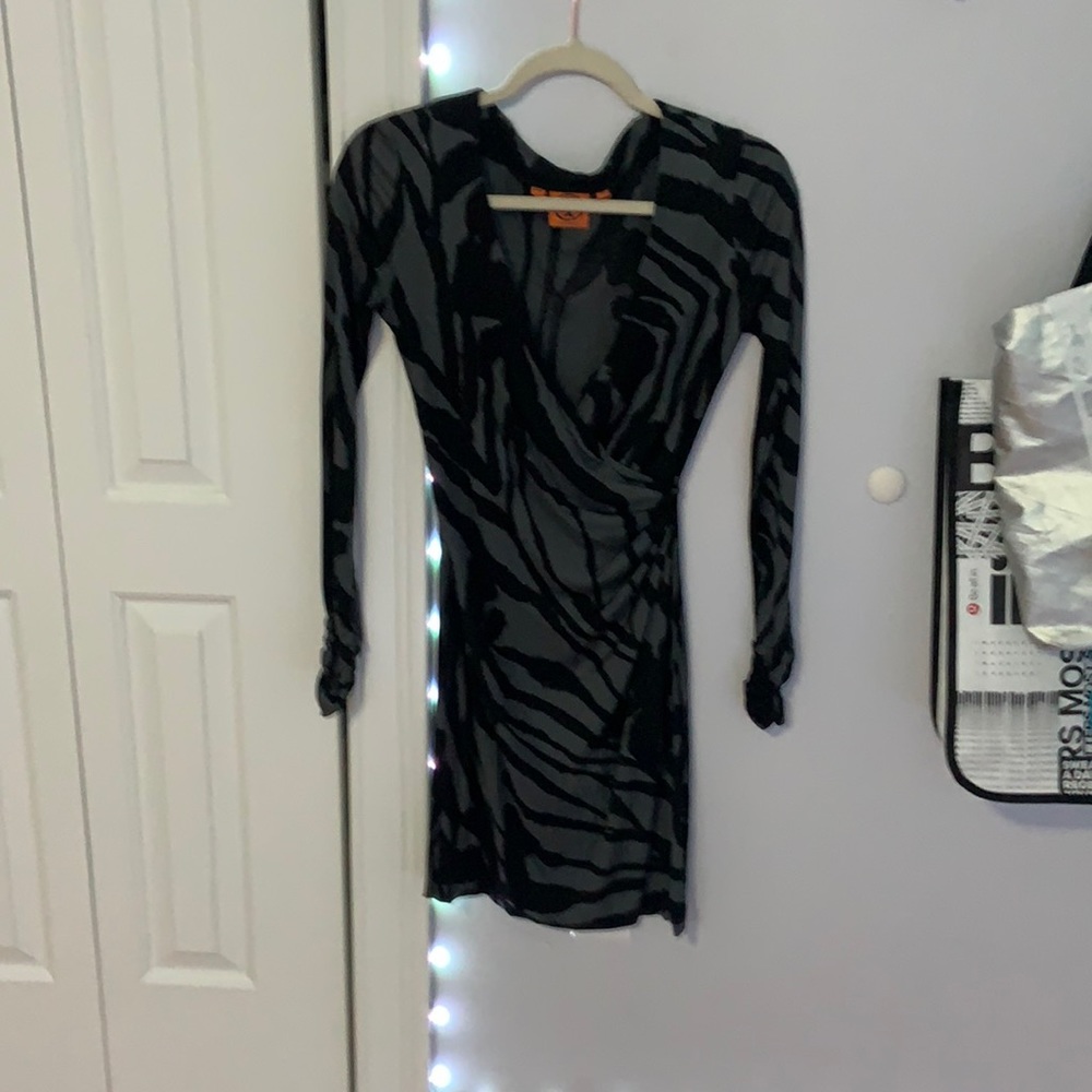 Black and gray Tory Burch dress